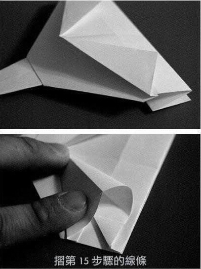手工折纸战斗飞机折法图解与教程