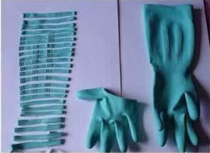 塑胶手套的废物利用
